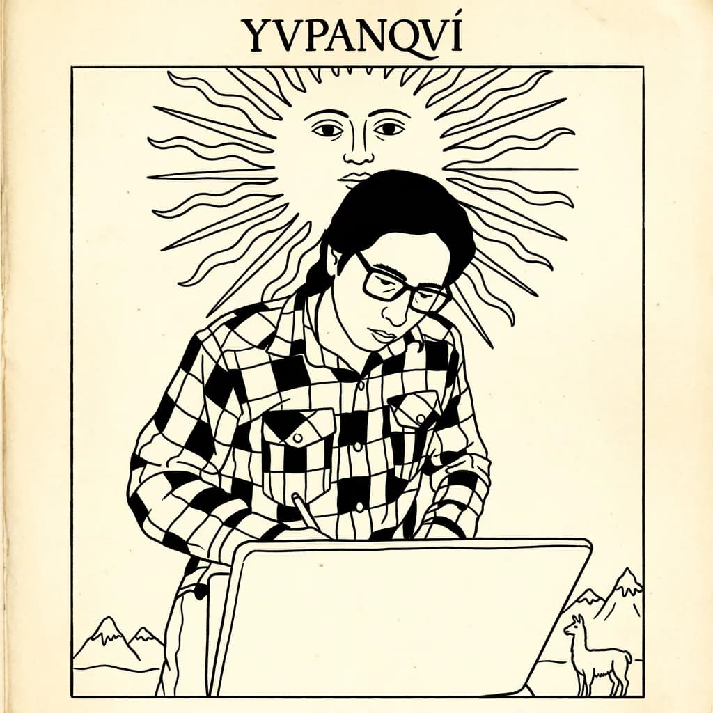 lámina: Yupanqui: el que cuenta